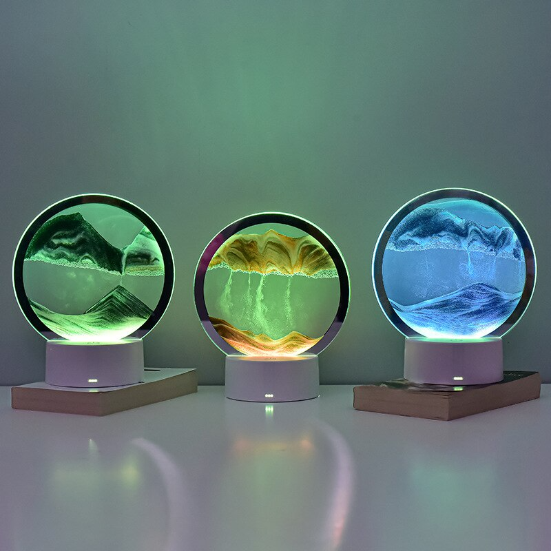 AtmoScape™ Zandloper Kunst Frame LED Sfeerlamp