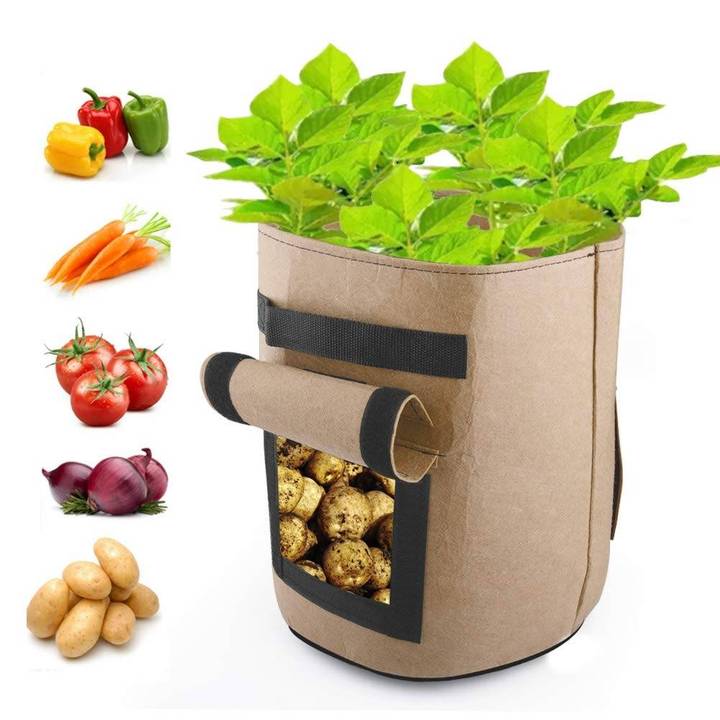 GrowBuddy ™ Planten & Groenten Groeizak  | Gemakkelijk Aardappel Fruit Groenten Planten En Oogsten Zelfs Zonder Tuin!