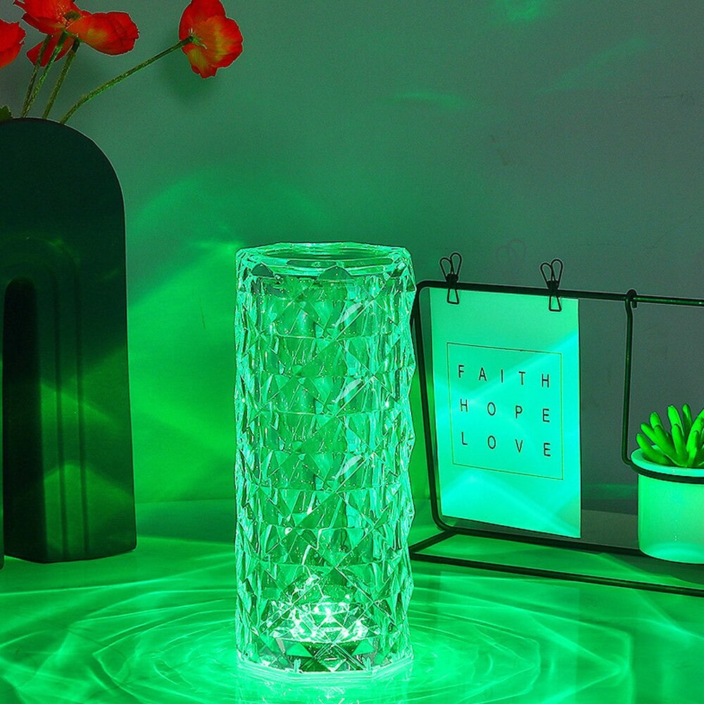 CrystalRosé™ Magische Kristal Roos LED Lamp