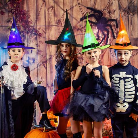Gloeiende Heksen Hoed (Draagbaar of Ophangbaar) | Halloween Special | 4+4 GRATIS