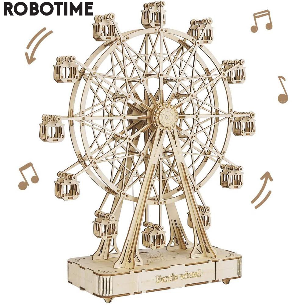 Robotime™ Houten Reuzenrad Bouwmodel | Met muziekdoos & GRATIS extra!