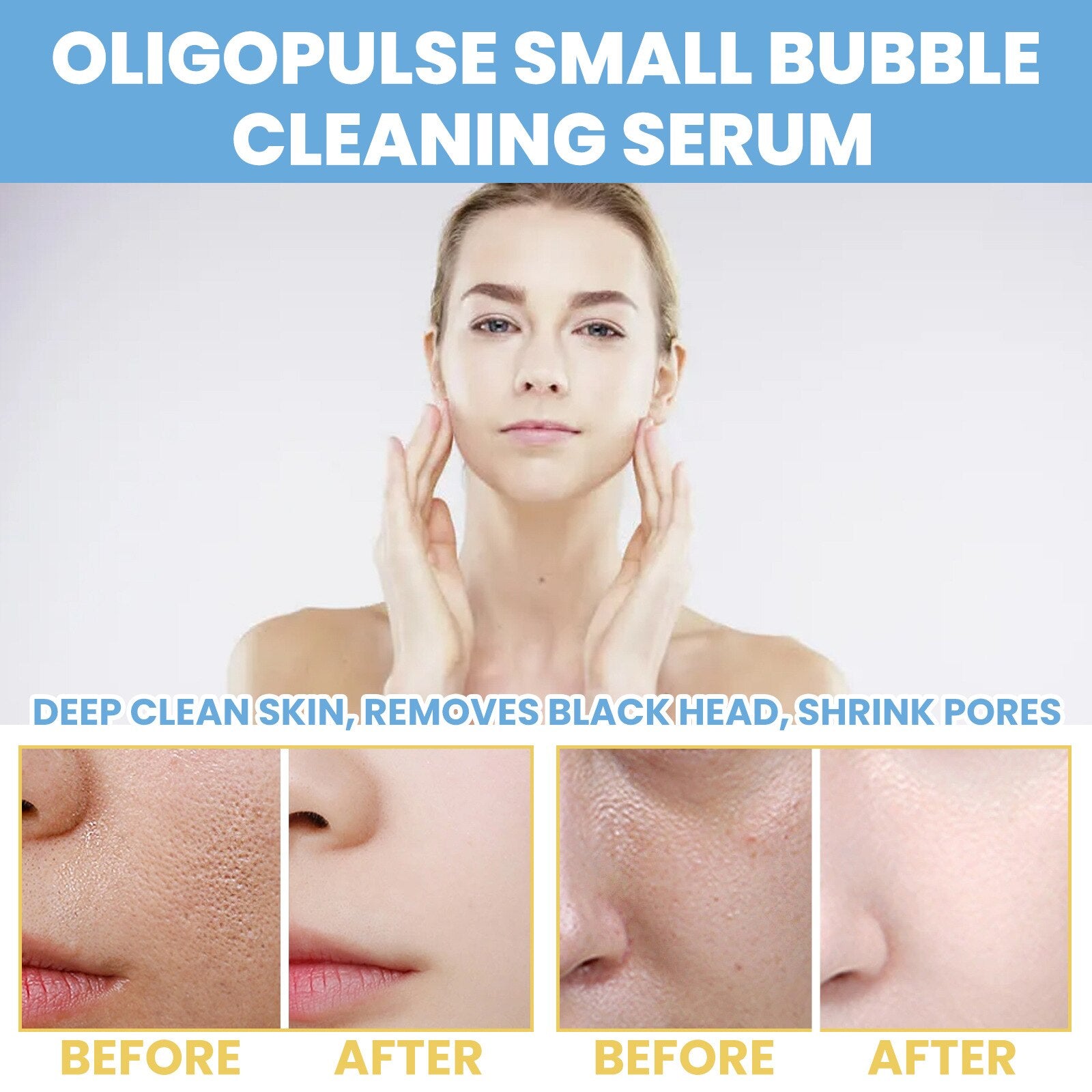 P-Sencia™️ Oligopeptide Poriën Reinigende Essence | Voorkom zichtbare poriën en krijg een egale huid!