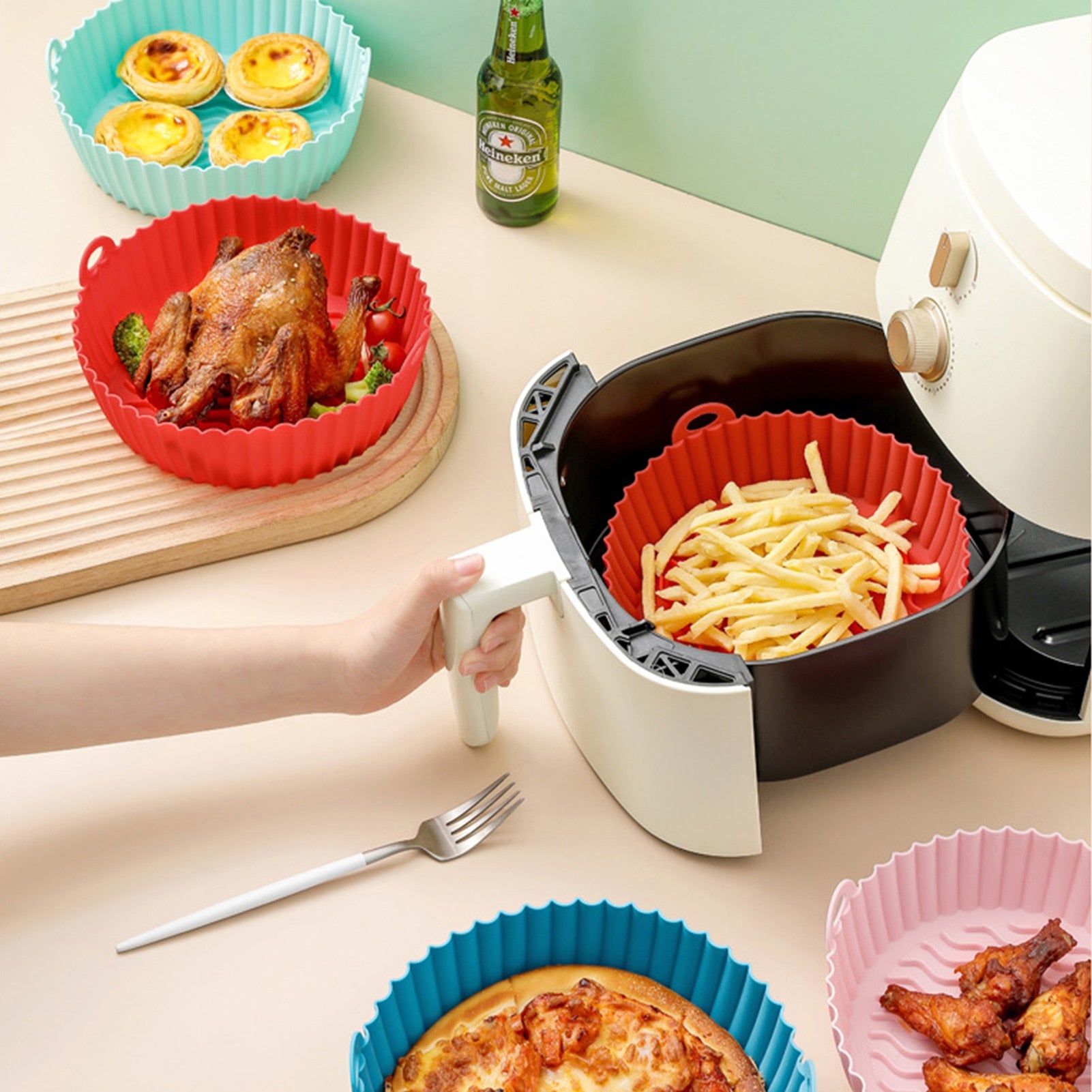 FryProtect™ Air Fryer Siliconen Frituurmal