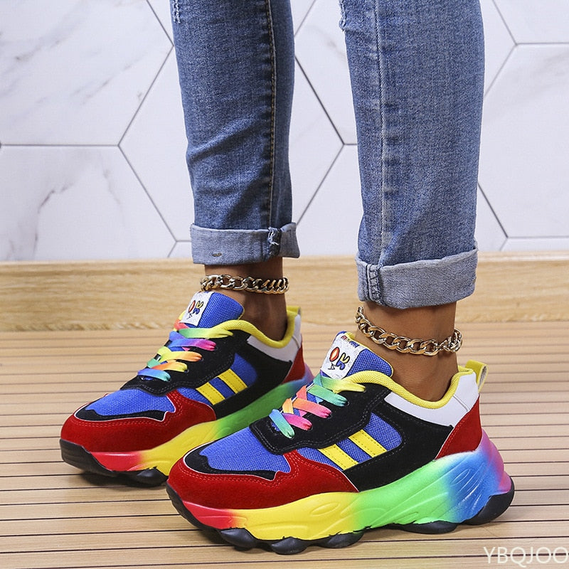 RAIBOES™ Regenboog Sneakers | Ultiem comfort & nooit meer zere voeten!