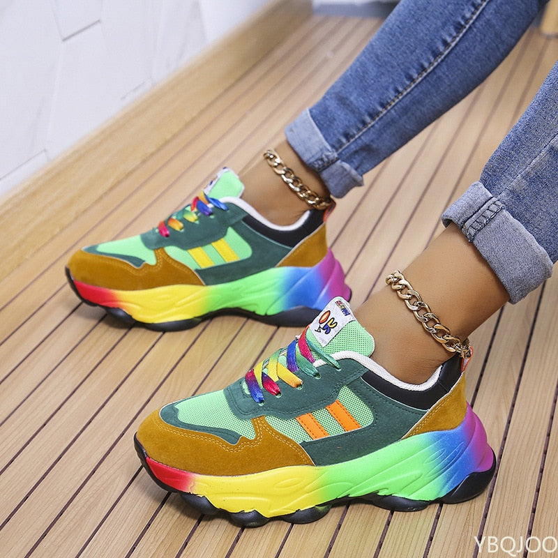 RAIBOES™ Regenboog Sneakers | Ultiem comfort & nooit meer zere voeten!